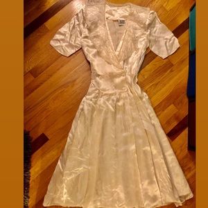 Vintage 80’s silky Dress/ Night Gown